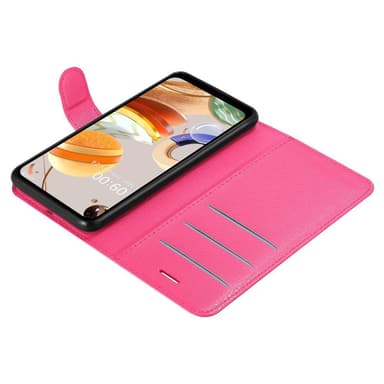 LG K61 Plånboksfodral Skal (Rosa)
