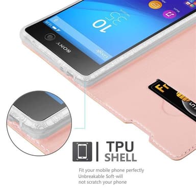 Sony Xperia M5 Fodral Skal Case (Rosa)