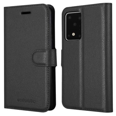 Samsung Galaxy S20 ULTRA Plånboksfodral Skal (Svart)
