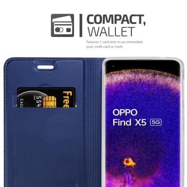 Oppo FIND X5 Fodral Skal Case (Blå)