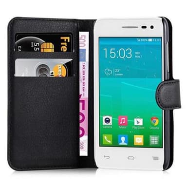 Alcatel OneTouch POP S3 Plånboksfodral Skal (Svart)