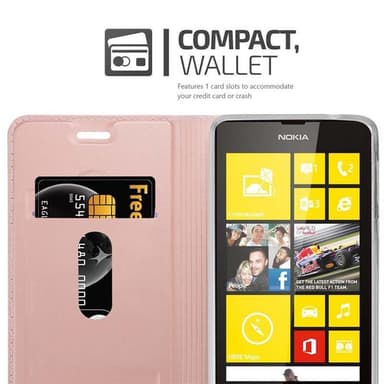 Nokia Lumia 520 / 521 Fodral Skal Case (Rosa)