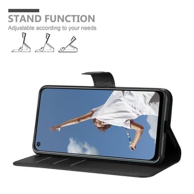 Oppo A52 Plånboksfodral Skal (Svart)