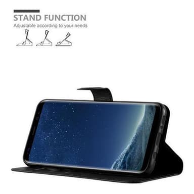 Samsung Galaxy S8 Plånboksfodral Skal (Svart)