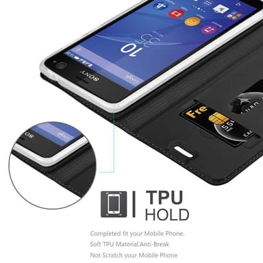Sony Xperia C4 Fodral Skal Case (Svart)