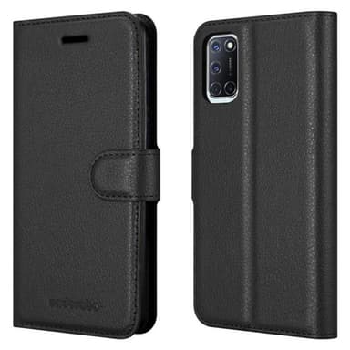 Oppo A52 Plånboksfodral Skal (Svart)