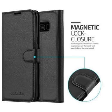 Samsung Galaxy S8 Plånboksfodral Skal (Svart)