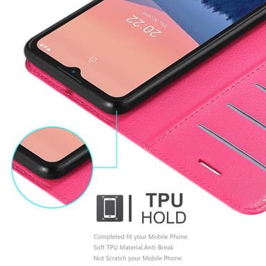 Nokia C21 Plånboksfodral Skal (Rosa)