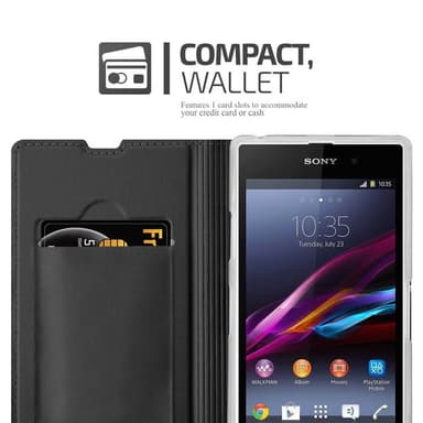 Sony Xperia Z1 Fodral Skal Case (Svart)