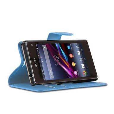 Sony Xperia Z1 COMPACT Plånboksfodral Skal (Blå)
