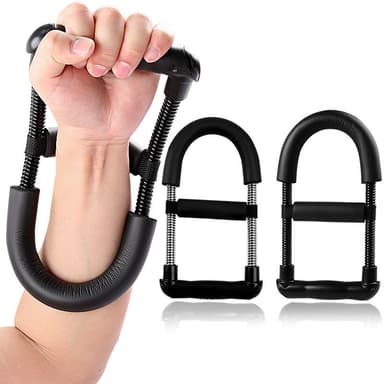Bärbar handtränare 5-60KG justerbart grepp Grå
