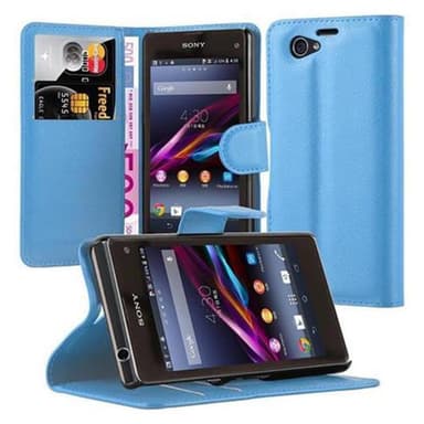 Sony Xperia Z1 COMPACT Plånboksfodral Skal (Blå)