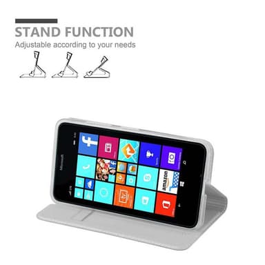 Nokia Lumia 640 Fodral Skal Case (Silver)