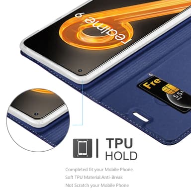 Realme 9 4G / 9 PRO+ Fodral Skal Case (Blå)
