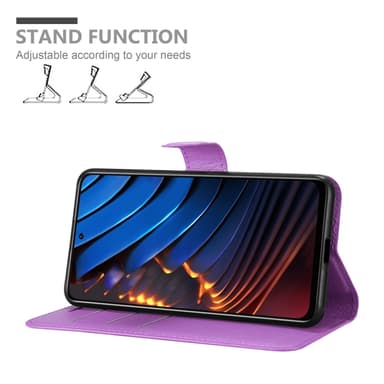 Xiaomi POCO X3 GT Plånboksfodral Skal (Lila)