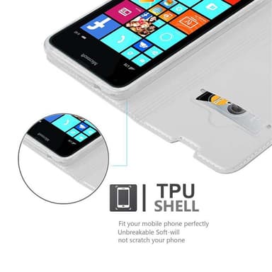 Nokia Lumia 640 Fodral Skal Case (Silver)