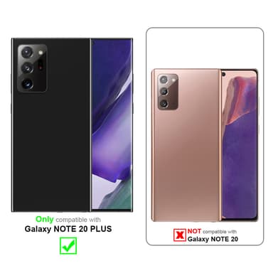 Samsung Galaxy NOTE 20 PLUS Plånboksfodral Skal (Svart)