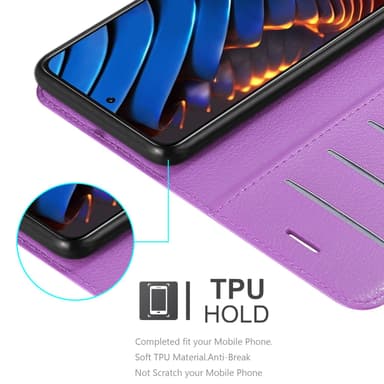 Xiaomi POCO X3 GT Plånboksfodral Skal (Lila)
