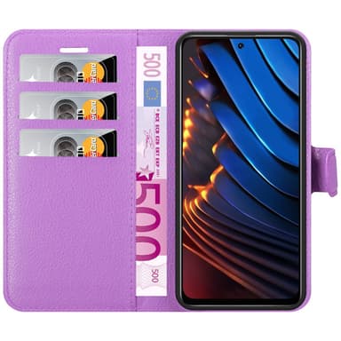 Xiaomi POCO X3 GT Plånboksfodral Skal (Lila)