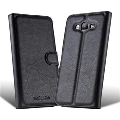 Samsung Galaxy J7 2015 Plånboksfodral Skal (Svart)