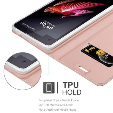 LG X SCREEN Fodral Skal Case (Rosa)