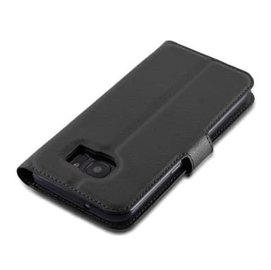 Samsung Galaxy S7 EDGE Plånboksfodral Skal (Svart)