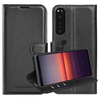 Sony Xperia 5 II Plånboksfodral Skal (Svart)
