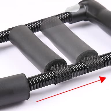 Bärbar handtränare 5-60KG justerbart grepp Grå