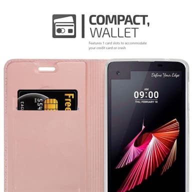 LG X SCREEN Fodral Skal Case (Rosa)