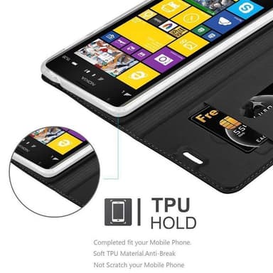 Nokia Lumia 1520 Fodral Skal Case (Svart)