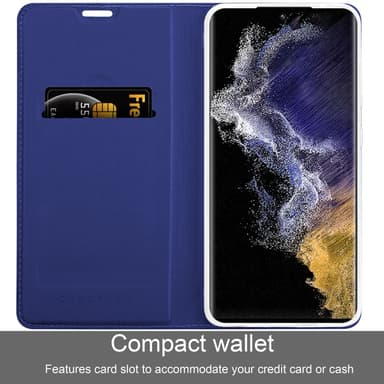 Samsung Galaxy S22 ULTRA Fodral Skal Case (Blå)