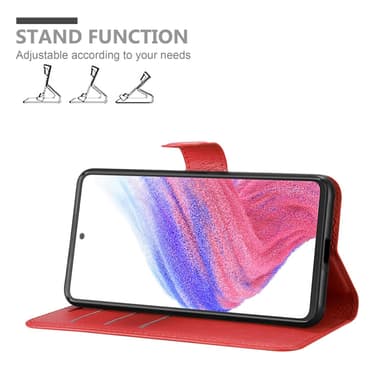 Samsung Galaxy A53 5G Plånboksfodral Skal (Röd)