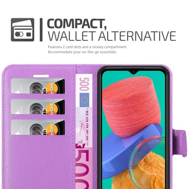 Samsung Galaxy M33 5G Plånboksfodral Skal (Lila)