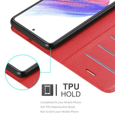 Samsung Galaxy A53 5G Plånboksfodral Skal (Röd)