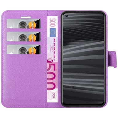 Realme GT 2 / GT Neo 2 Plånboksfodral Skal (Lila)