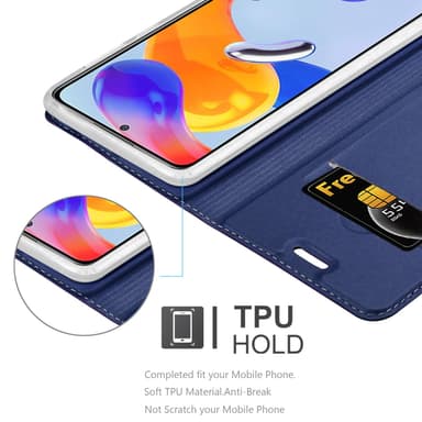 Xiaomi RedMi NOTE 11 PRO 4G / 5G Fodral Skal Case (Blå)