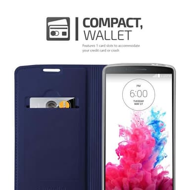 LG G3 Fodral Skal Case (Blå)