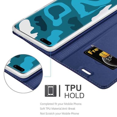 Huawei P40 PRO / P40 PRO+ Fodral Skal Case (Blå)