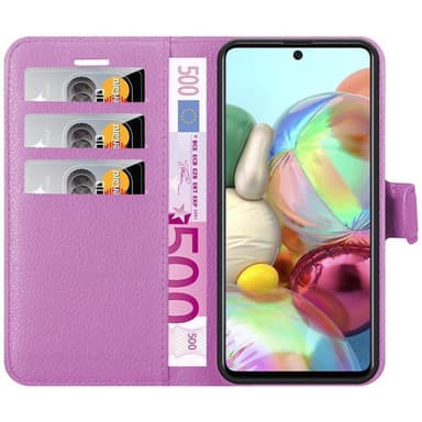Samsung Galaxy A71 5G Plånboksfodral Skal (Lila)