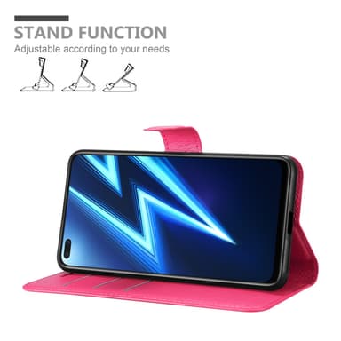 Realme 6 PRO Plånboksfodral Skal (Rosa)