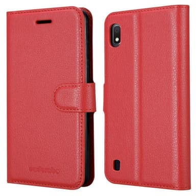 Samsung Galaxy A10 / M10 Plånboksfodral Skal (Röd)