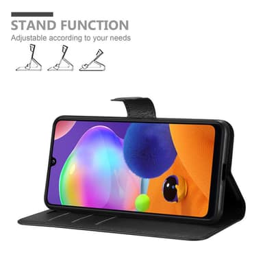 Samsung Galaxy A31 Plånboksfodral Skal (Svart)