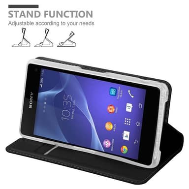 Sony Xperia Z1 COMPACT Fodral Skal Case (Svart)