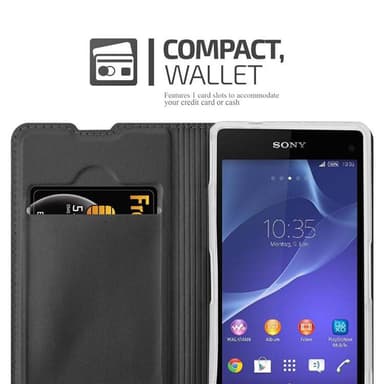Sony Xperia Z1 COMPACT Fodral Skal Case (Svart)