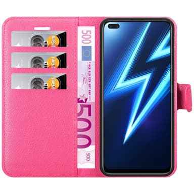 Realme 6 PRO Plånboksfodral Skal (Rosa)
