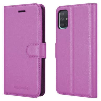 Samsung Galaxy A71 5G Plånboksfodral Skal (Lila)