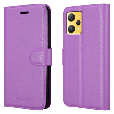 Realme 9 4G / 9 PRO+ Plånboksfodral Skal (Lila)