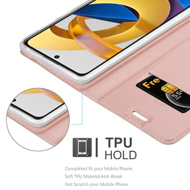 Xiaomi POCO M4 PRO 5G Fodral Skal Case (Rosa)