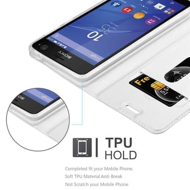 Sony Xperia C4 Fodral Skal Case (Silver)