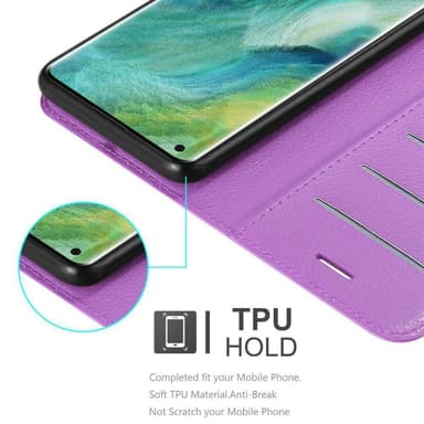 Oppo FIND X2 PRO Plånboksfodral Skal (Lila)